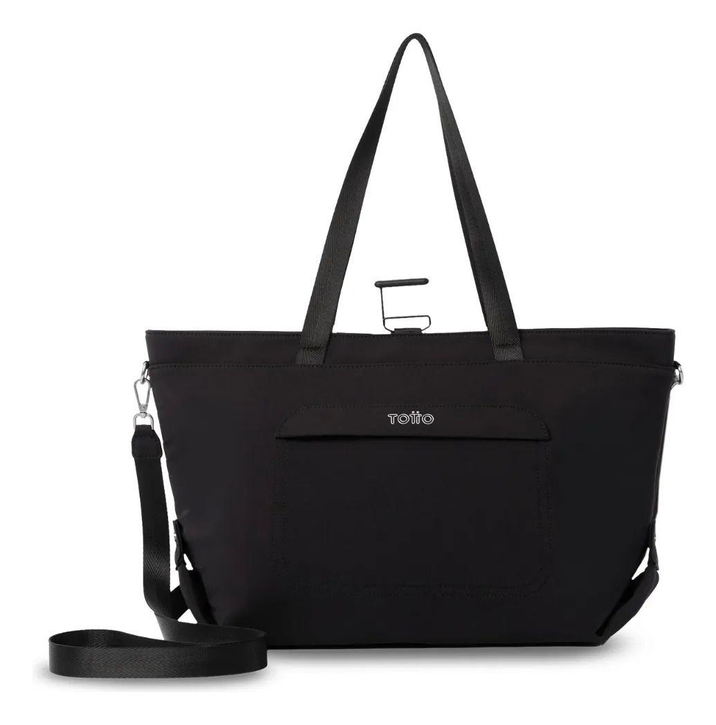 Tote Bag Para Mujer Madrid Porta Pc 15  Grande Negro-0