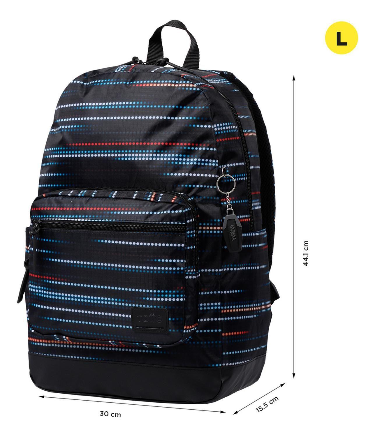 Mochila Hombre Totto Tocax Negro Elof Black-2