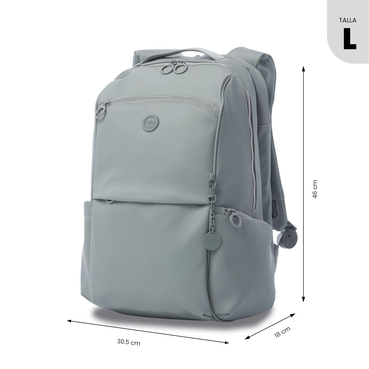 Mochila Ejecutivo Porta PC 16" Laila Verde Mujer-2