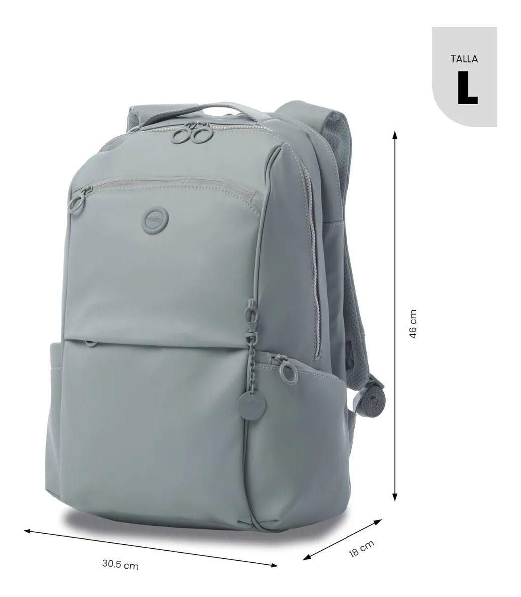 Mochila Ejecutivo Porta Pc 16  Laila Verde Mujer-2