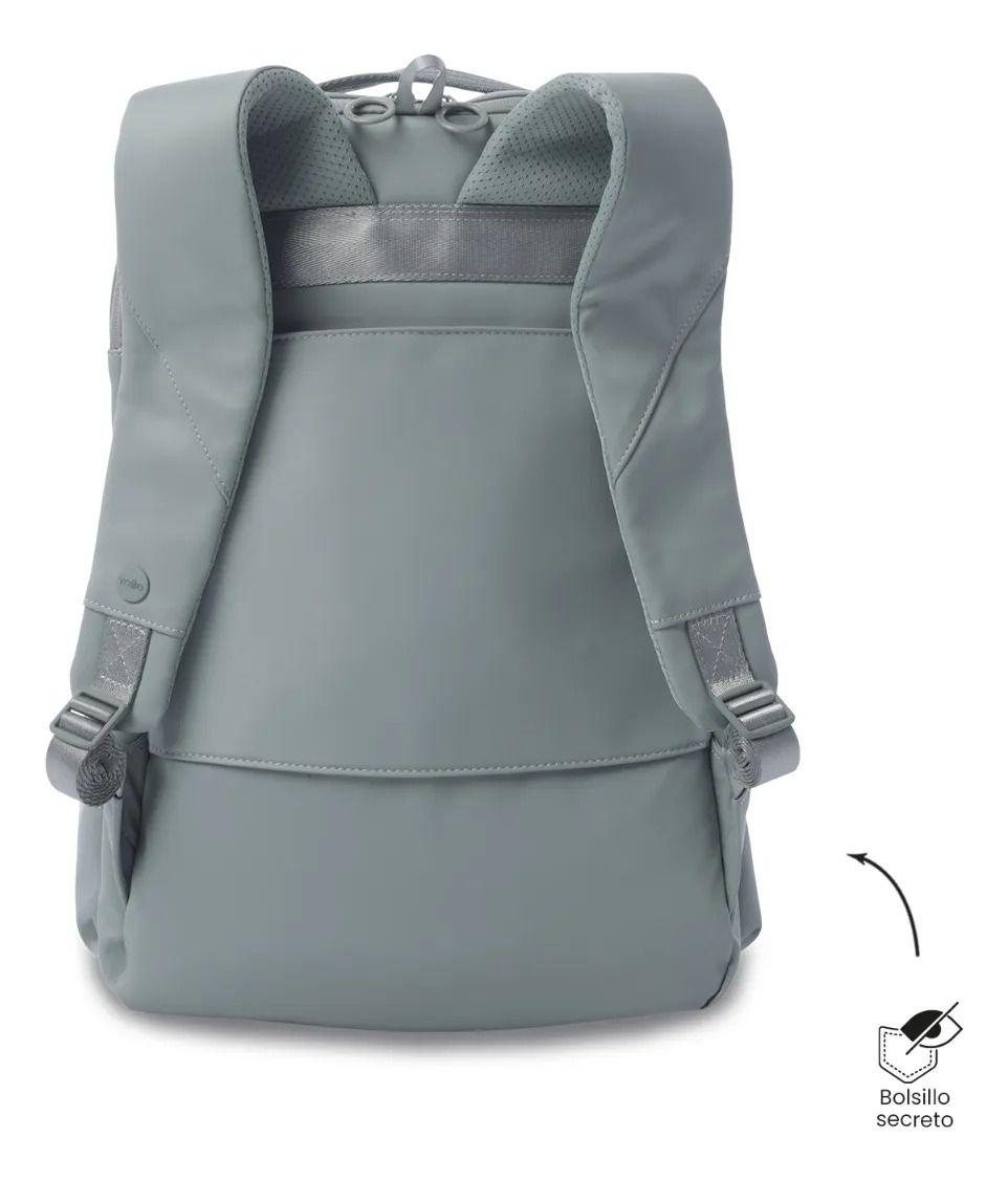 Mochila Ejecutivo Porta Pc 16  Laila Verde Mujer-3