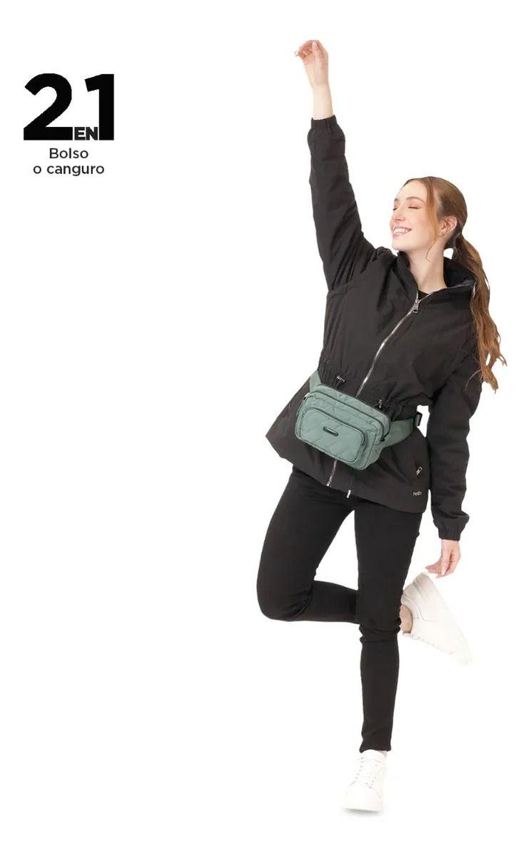 Bolso Para Mujer 2 En 1 Funty 3.0 Quilted Pequeño Verde-2
