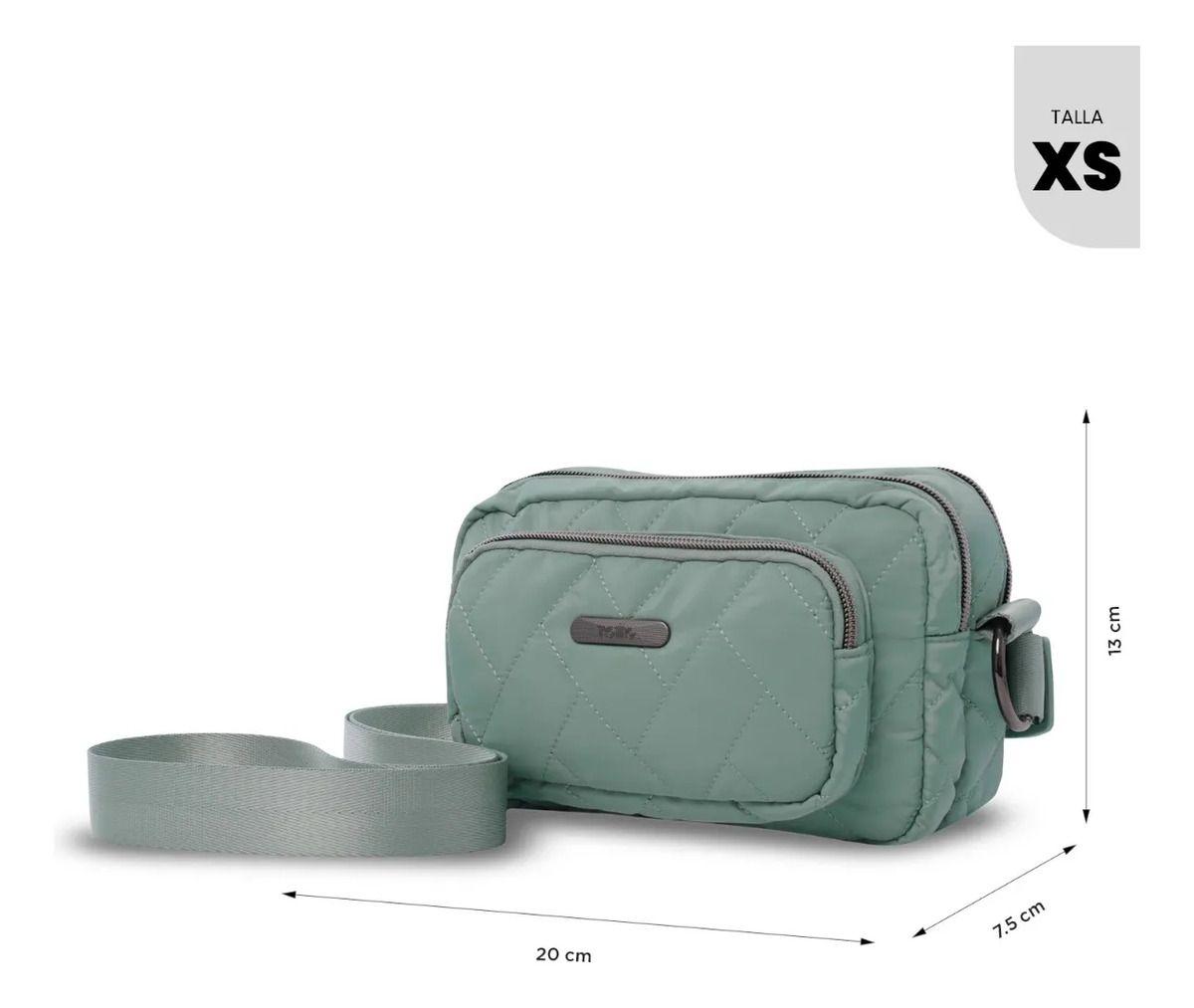 Bolso Para Mujer 2 En 1 Funty 3.0 Quilted Pequeño Verde-3