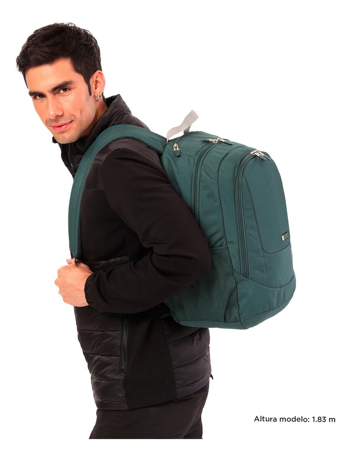 Mochila Ejecutiva Hombre Totto Goctal Verde Bistro Green-1
