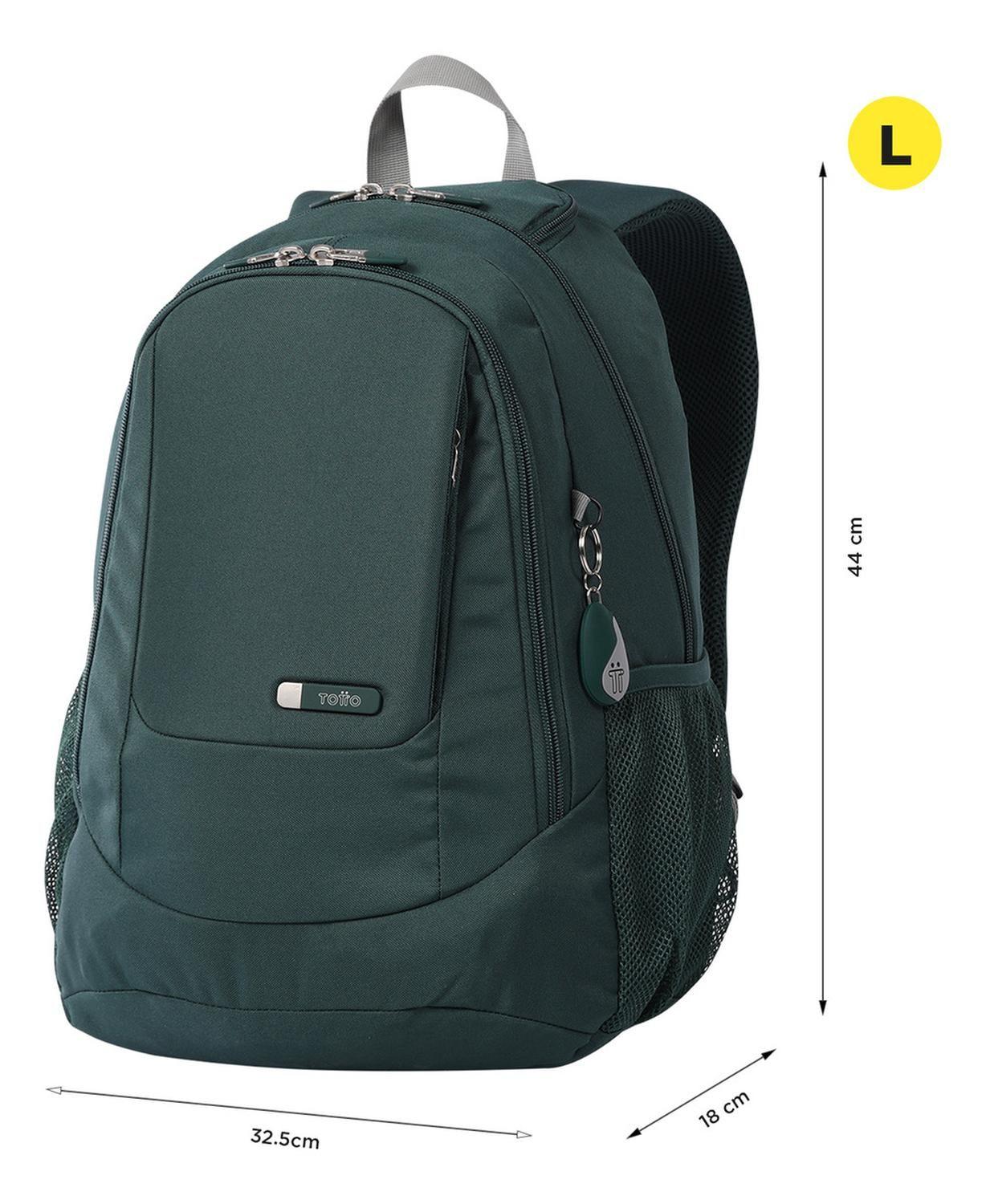 Mochila Ejecutiva Hombre Totto Goctal Verde Bistro Green-2