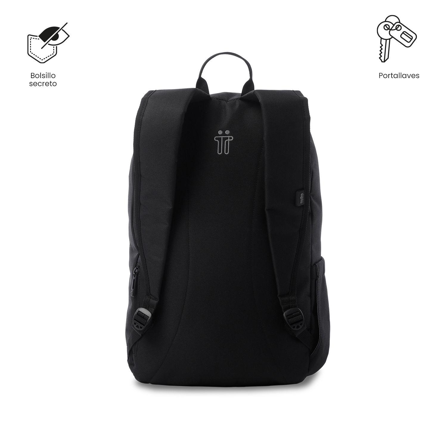 Mochila Universitario Drago Porta PC 15" Negro-3