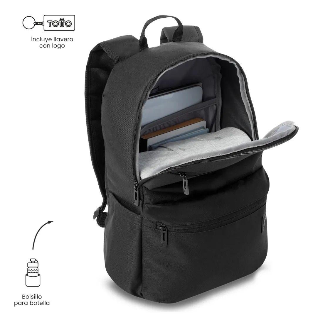 Mochila Universitario Drago Porta Pc 15  Negro-5