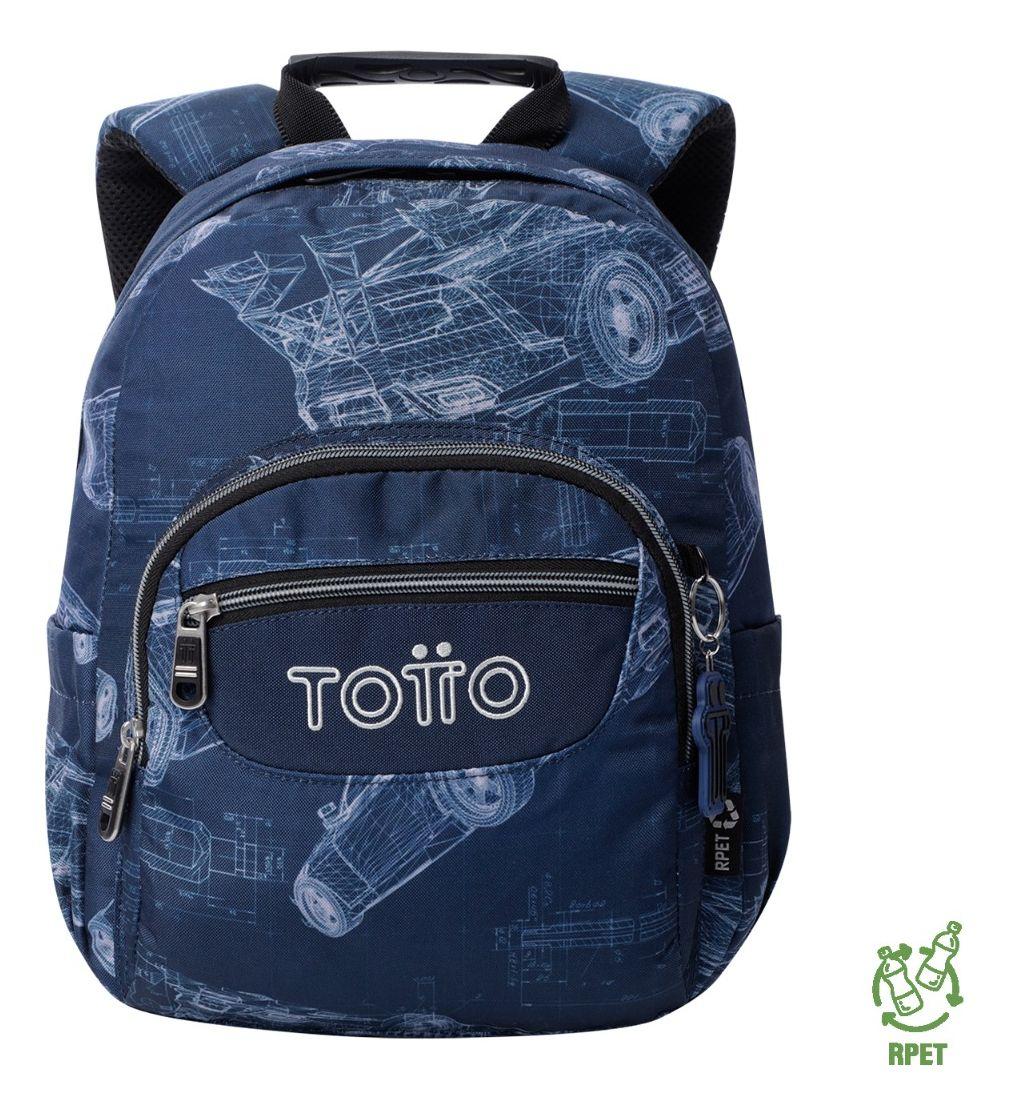 Mochila Urbana Notebook Escolar Totto Classic Tempera Niño-0