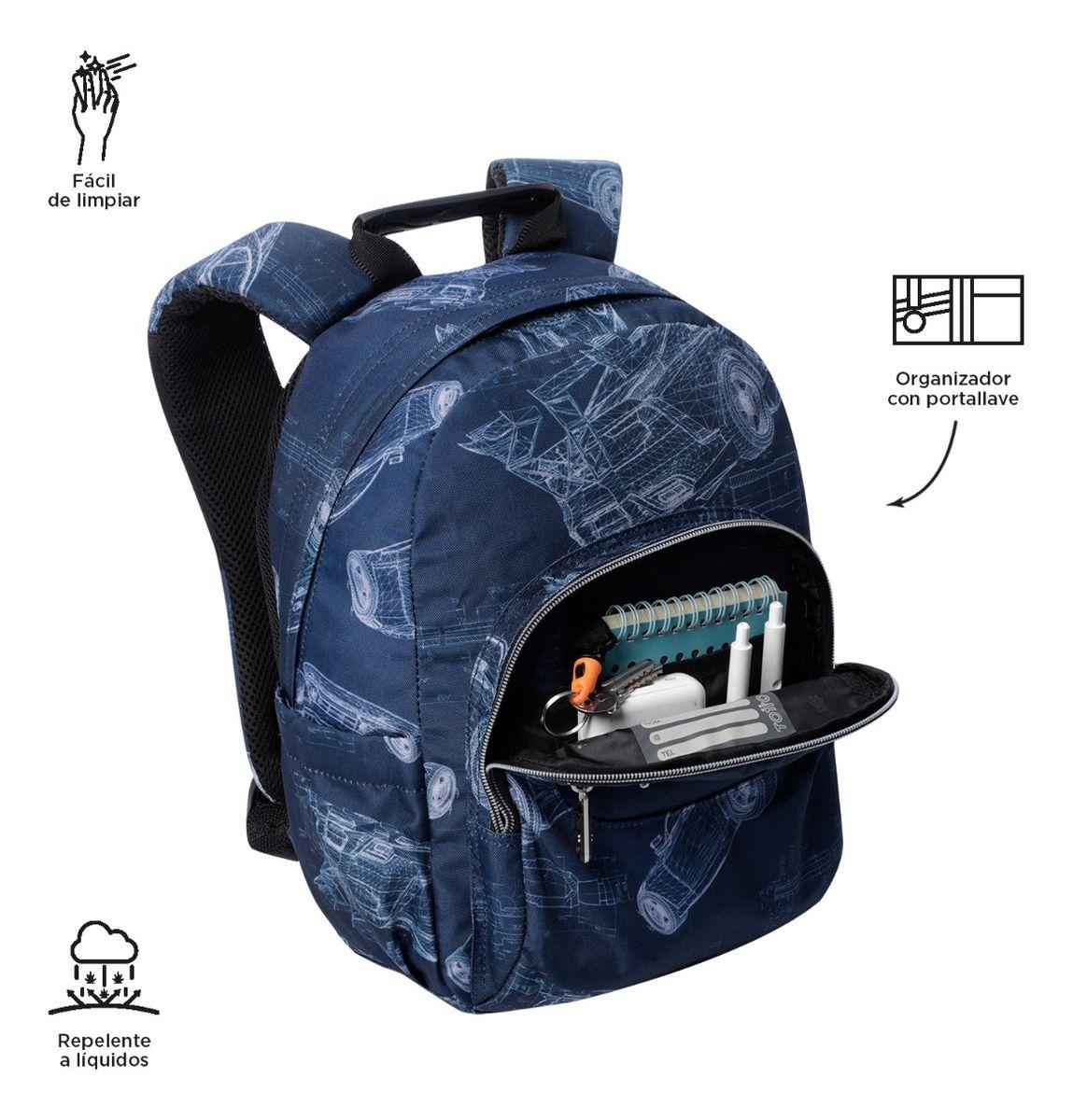 Mochila Urbana Notebook Escolar Totto Classic Tempera Niño-5