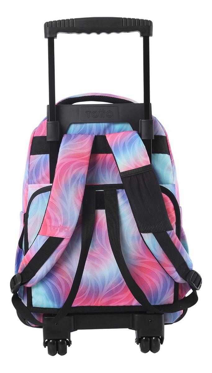 Mochila Urbana Notebook Escolar Ruedas Totto Classic Niña-2