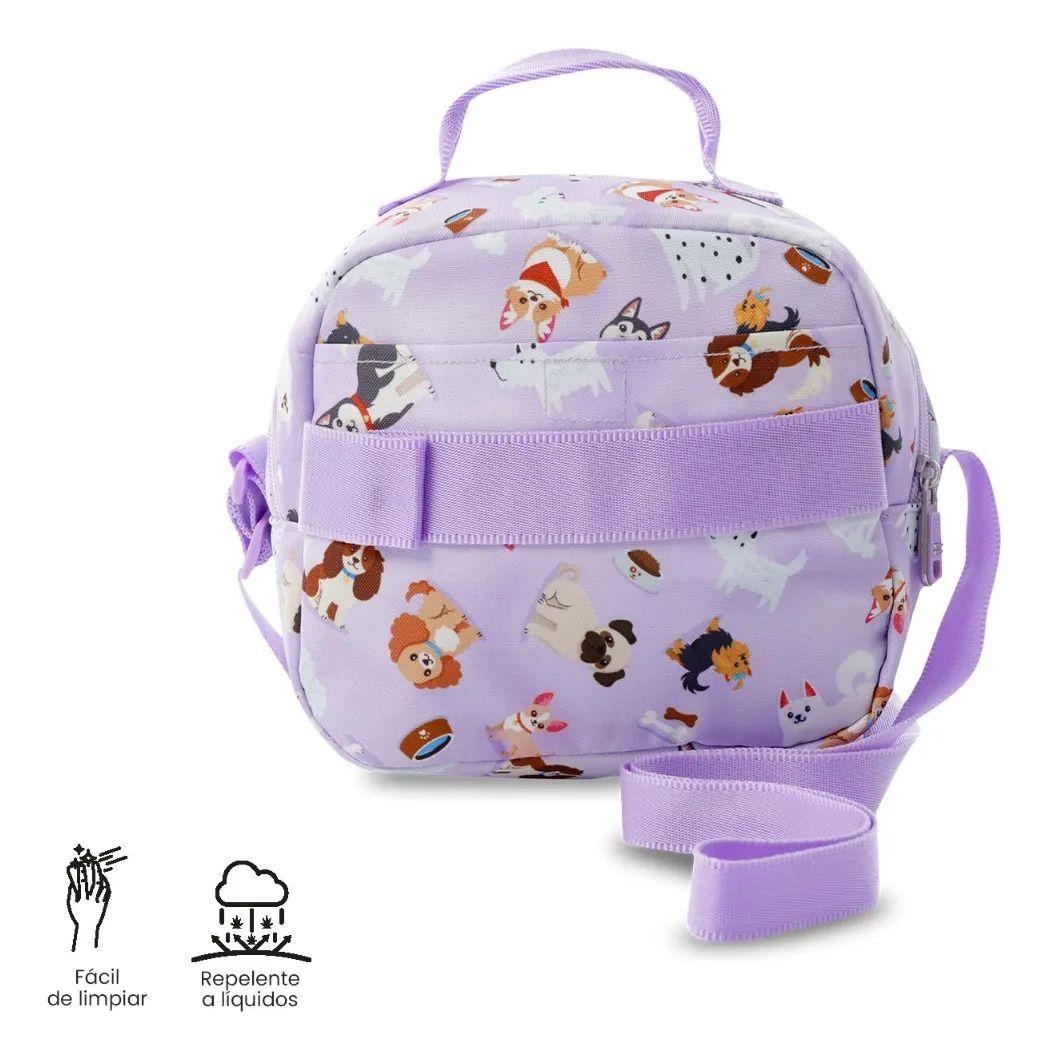 Lonchera Térmica Para Mujer Borrador Mediano Rosada-4