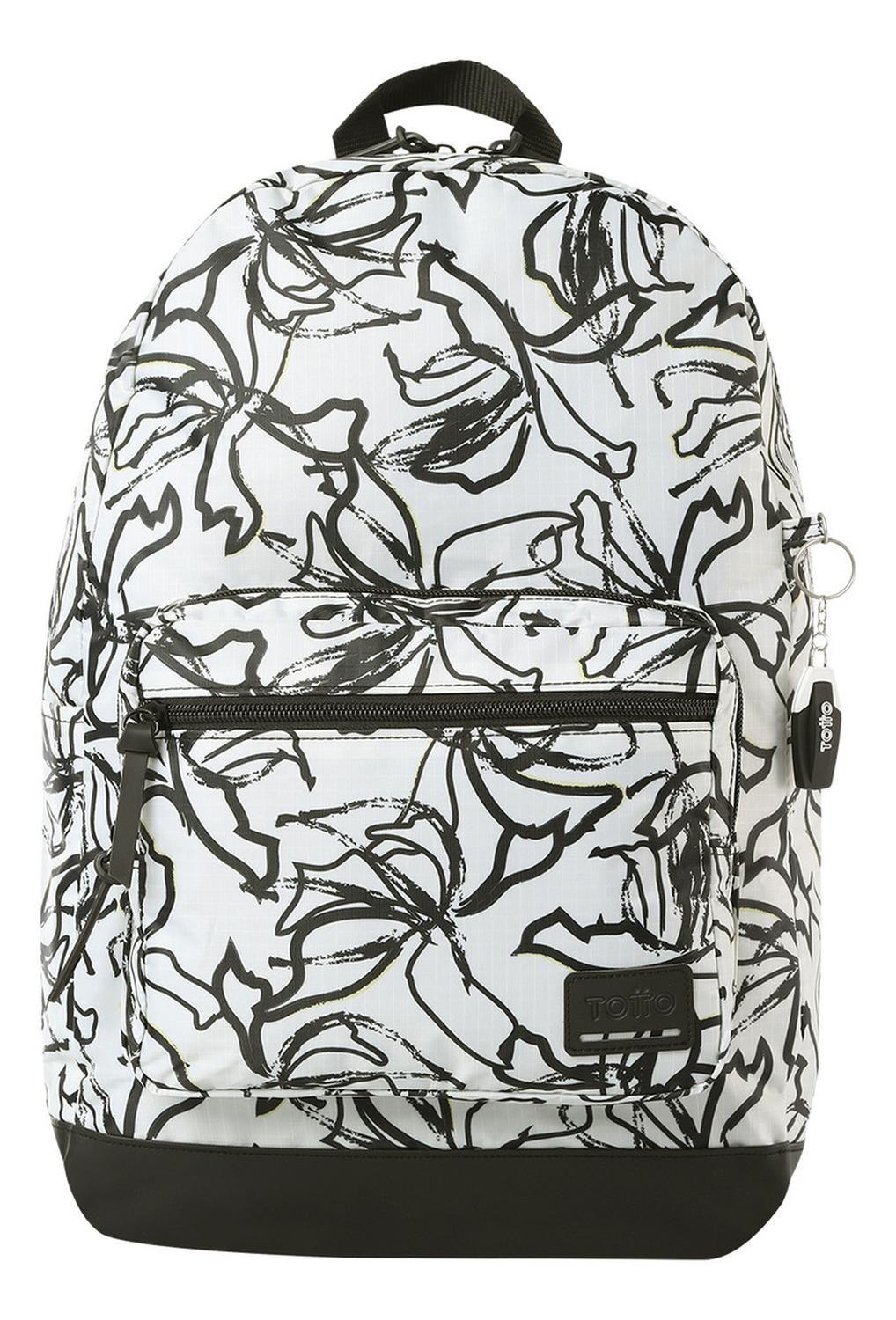 Mochila Mujer Totto Tocax Blanco Grafol-0