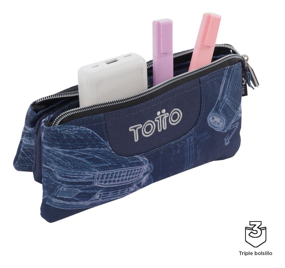 Totto Estuche Escolar para Lapices Rpet Impermeable Tab242-2