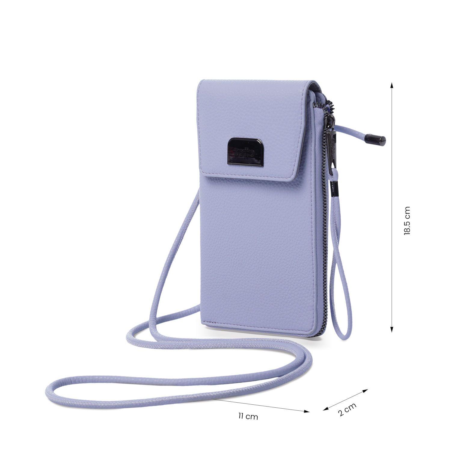 Portacelular Smooth Mujer con RFID Blocker Morado  Totto-2