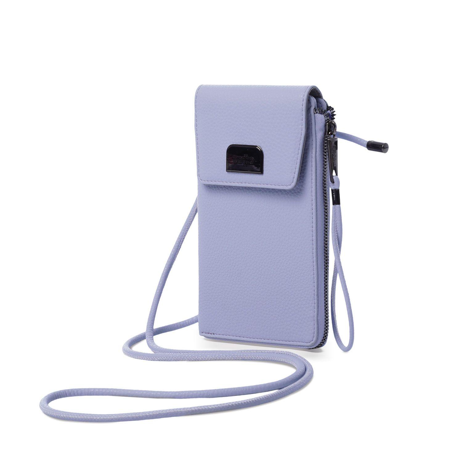 Portacelular Smooth Mujer con RFID Blocker Morado  Totto-4