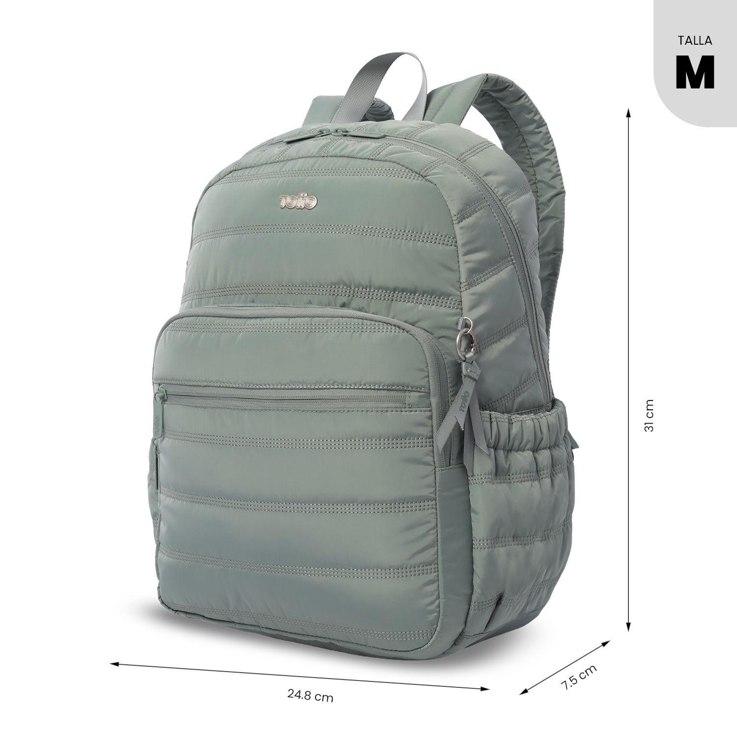 Mochila Universitario  Moxi Porta PC 15" Verde-2