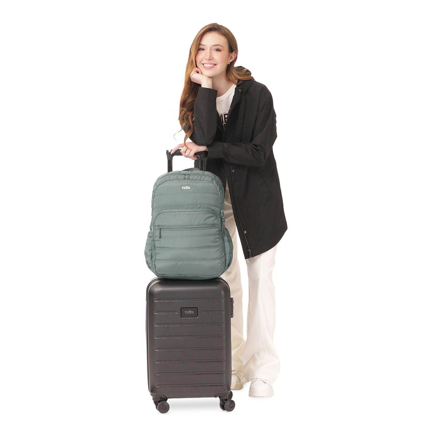 Mochila Universitario  Moxi Porta PC 15" Verde-7