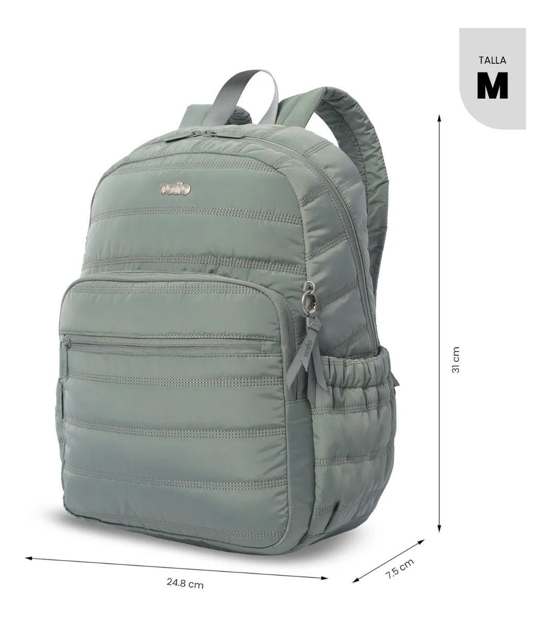 Mochila Universitario  Moxi Porta Pc 15  Verde-2