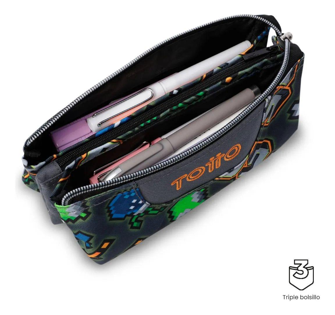 Estuche Multiuso Tablero Pequeña Gris Hombre-3