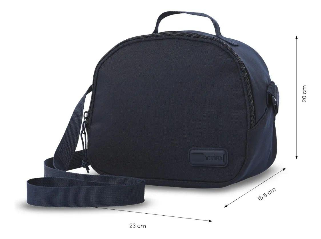 Kit X3 Mochila+lonchera+multiuso Yuno Azul-5