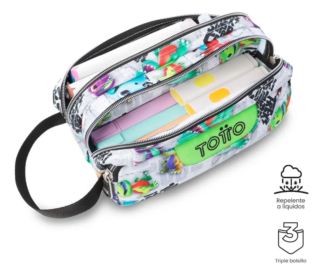 Estuche Multiuso Agapec Grande Gris Niño-3