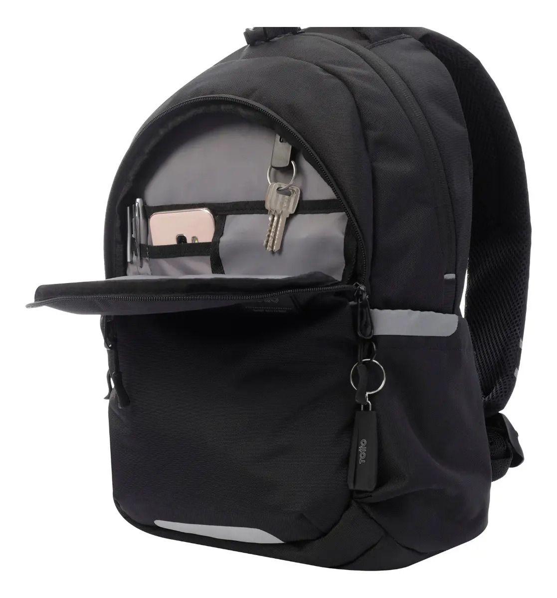 Mochila Viaje Totto Misisipi Grande Negro-5