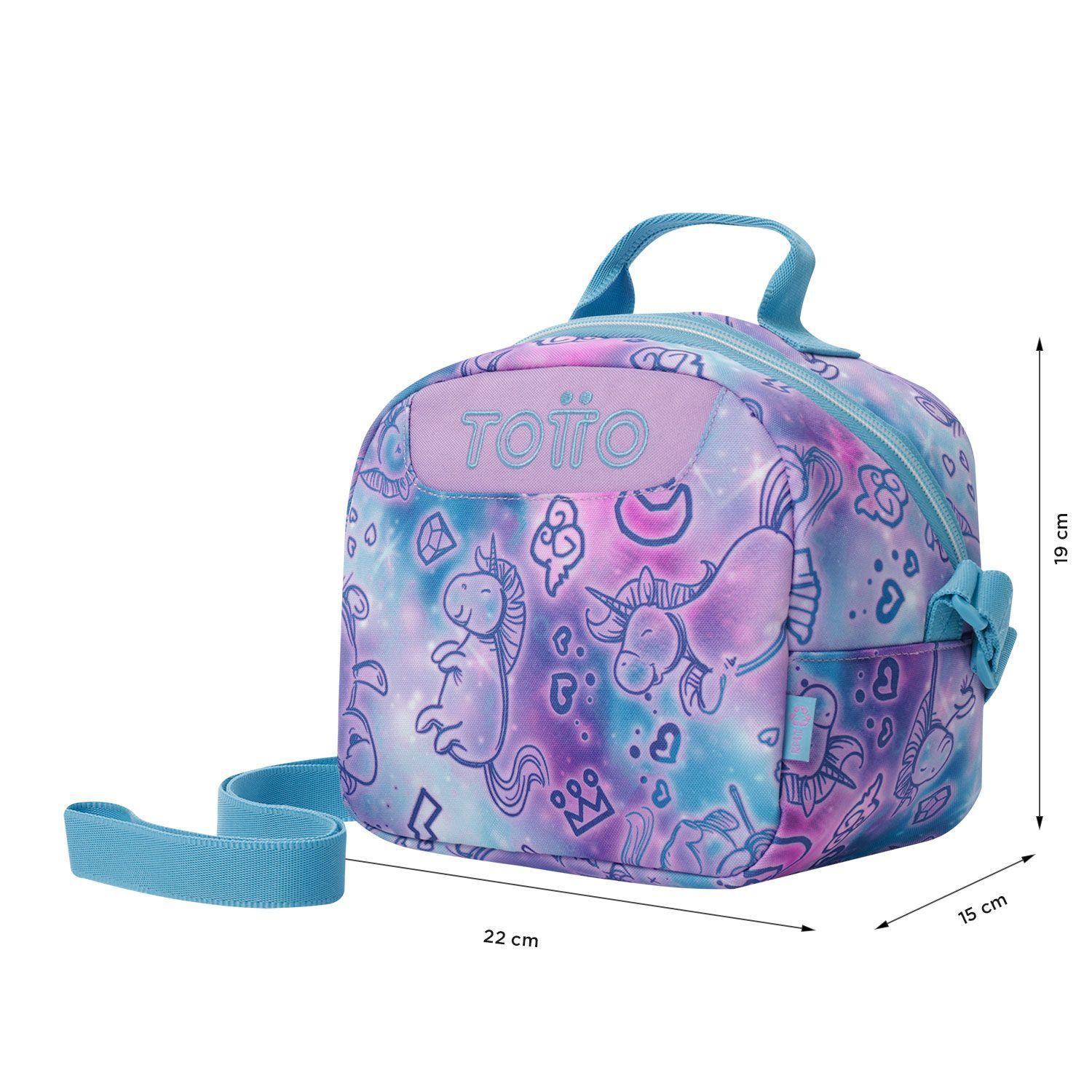 Lonchera Escolar Térmica Borrador Para Niña Morada 1 Totto-3