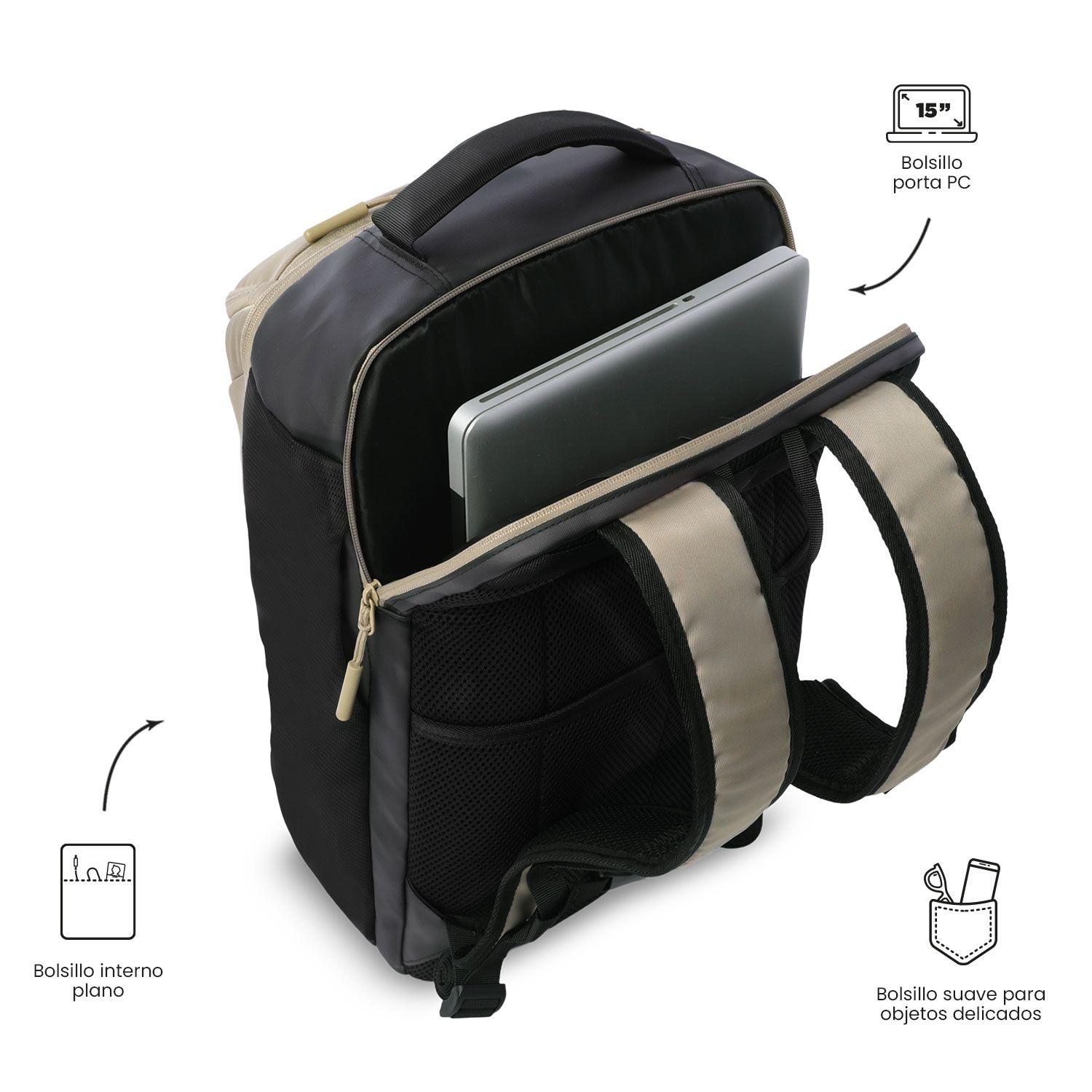 Mochila Ejecutivo Porta PC 15" Tork Terreo Hombre-4
