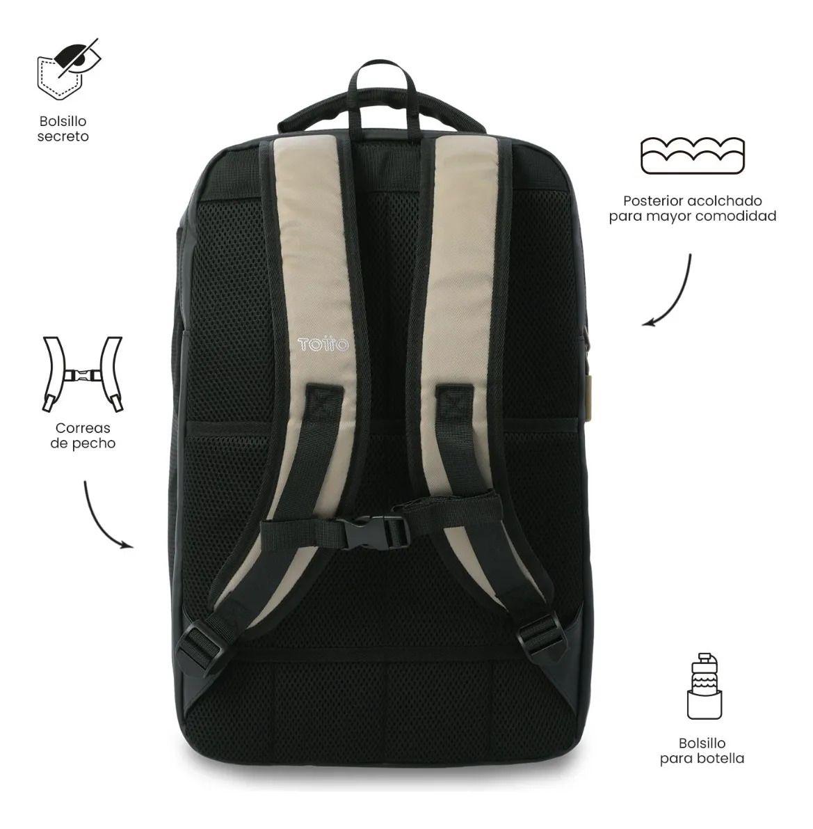 Mochila Ejecutivo Porta Pc 15  Tork Terreo Hombre-3