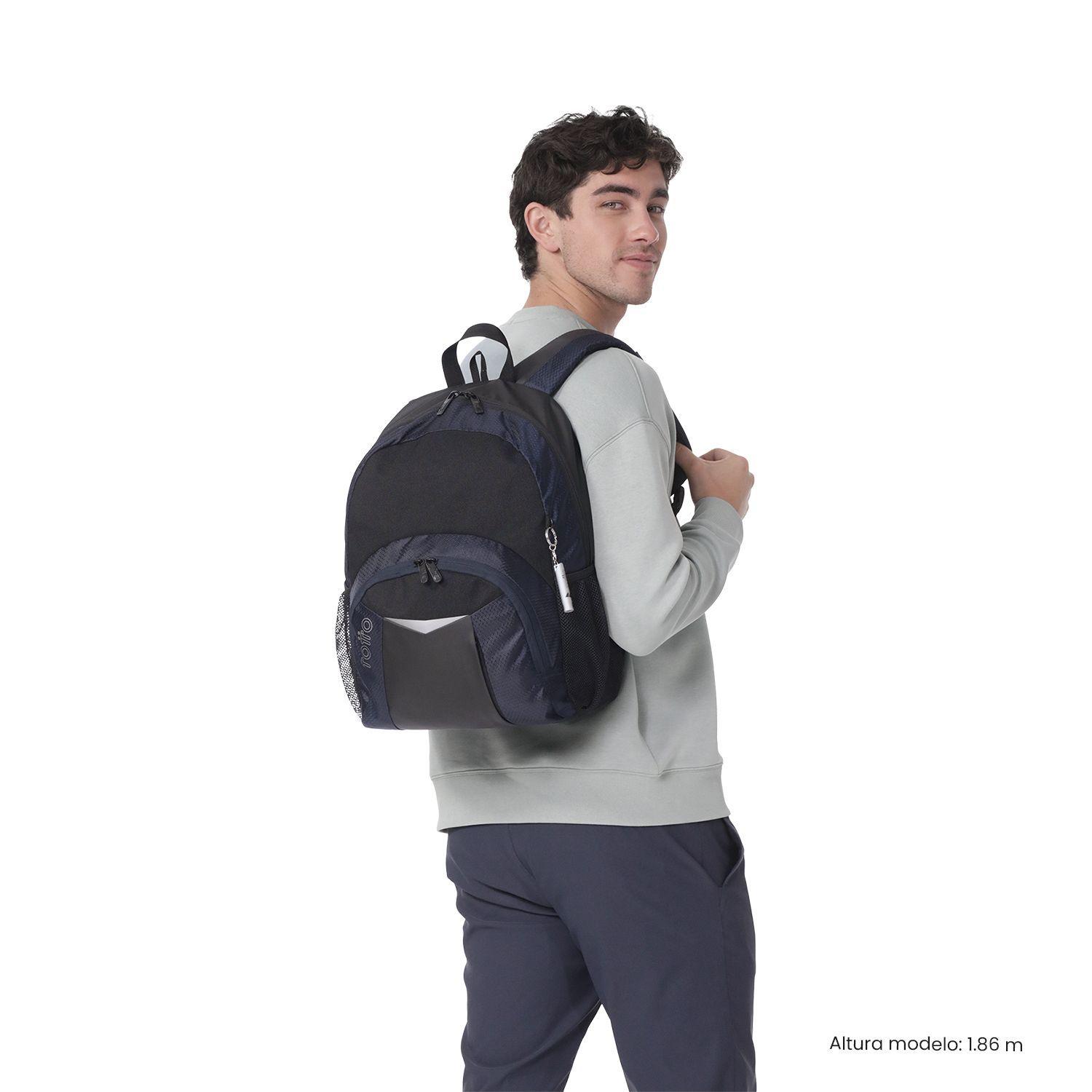 Mochila Universitario Teck 3 0 Porta PC 13 Azul Hombre-1
