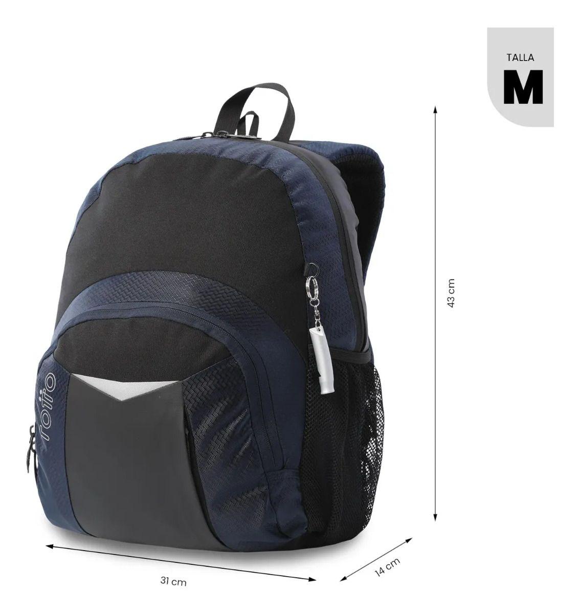 Mochila Universitario Teck 3.0 Porta Pc 13  Azul Hombre-2
