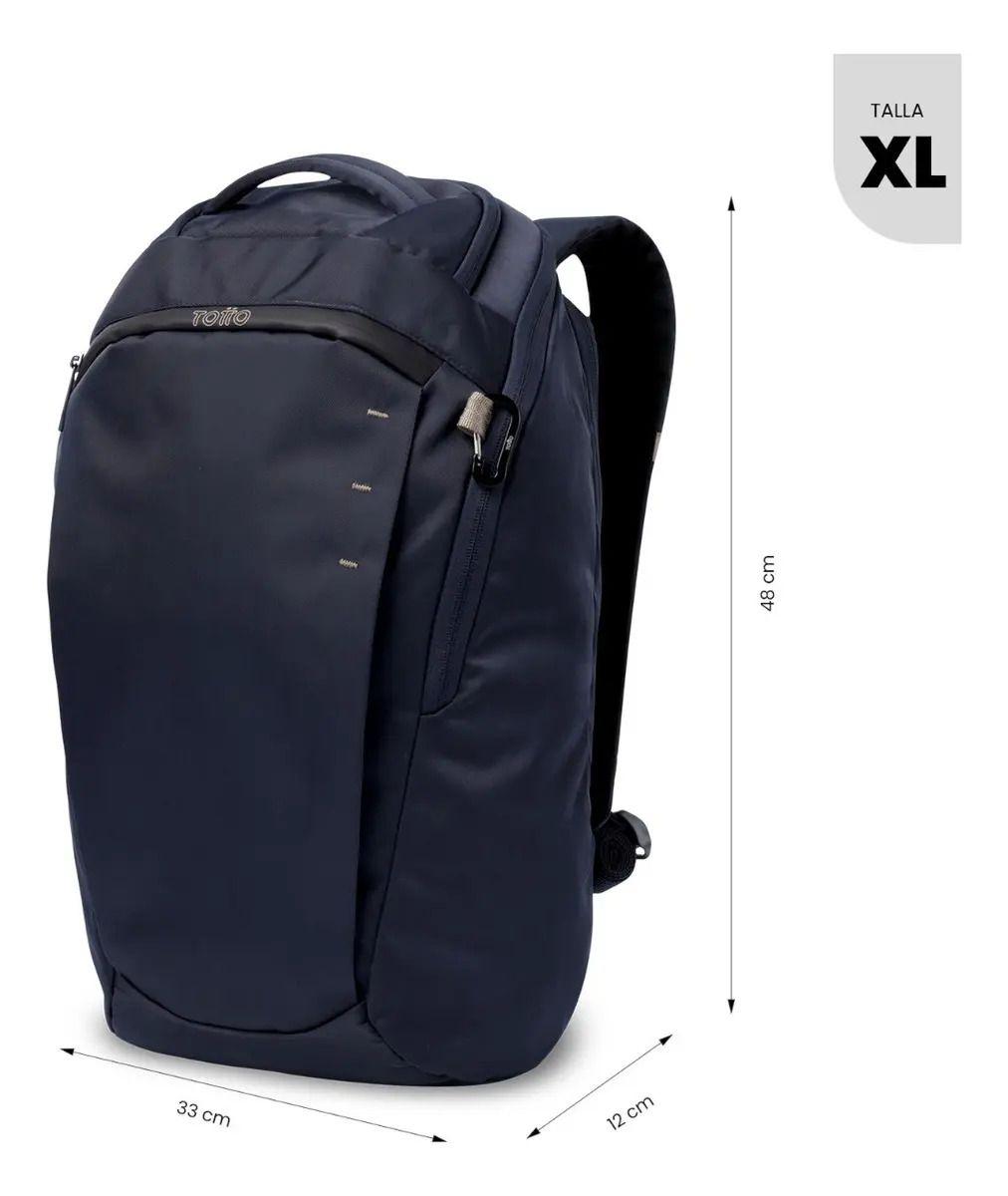 Mochila Ejecutivo Porta Pc 16  Daytona Azul Hombre-1