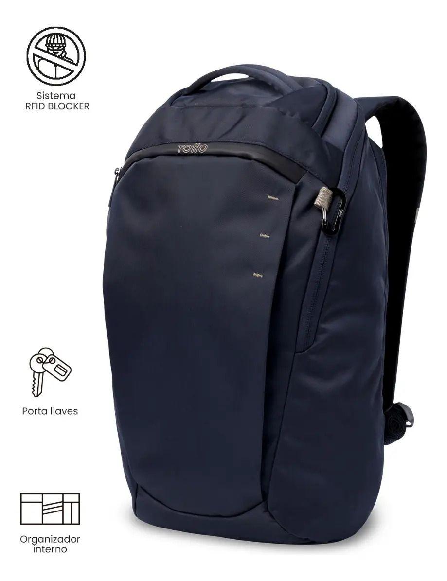 Mochila Ejecutivo Porta Pc 16  Daytona Azul Hombre-4