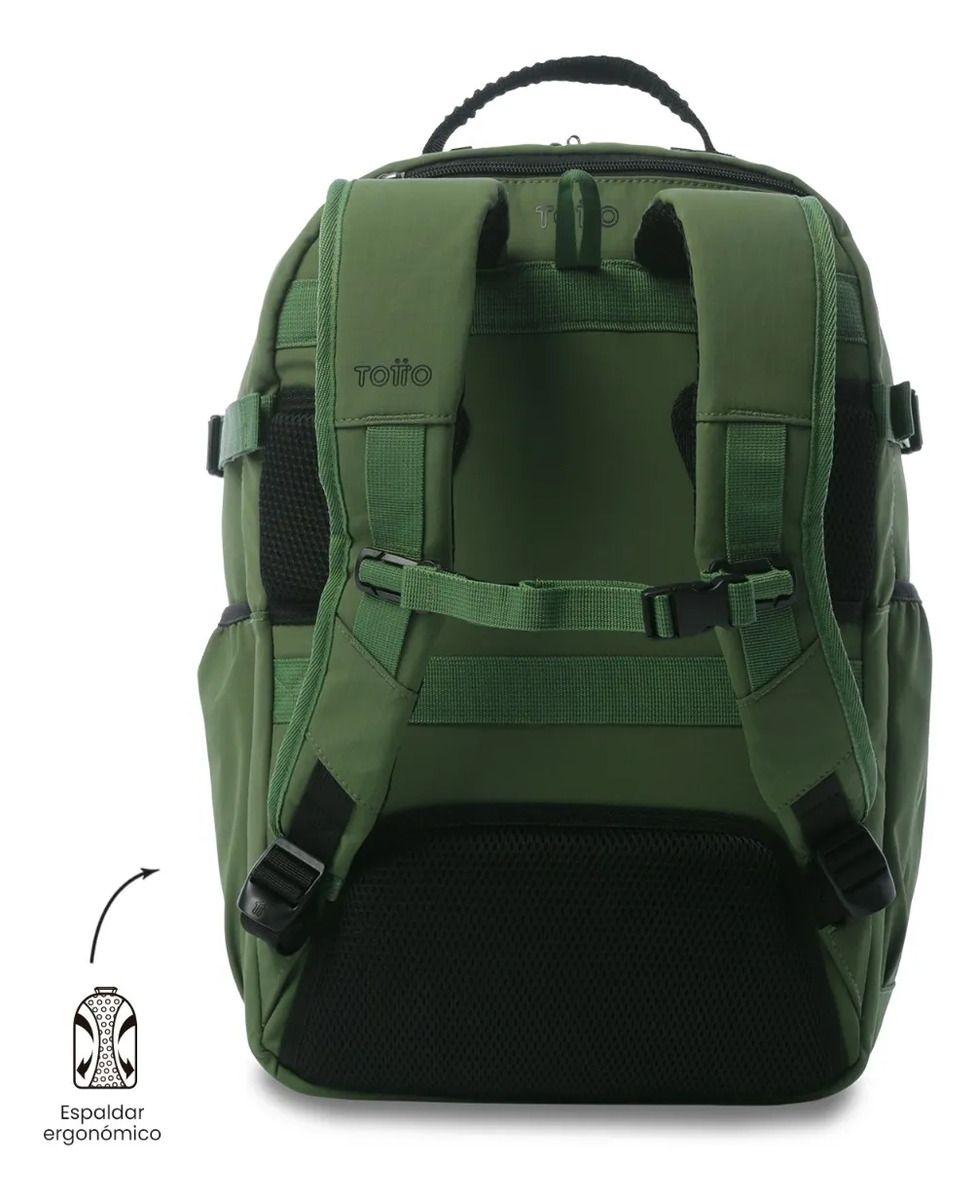 Mochila Universitario  Spa Porta Pc 15.4  Verde-2