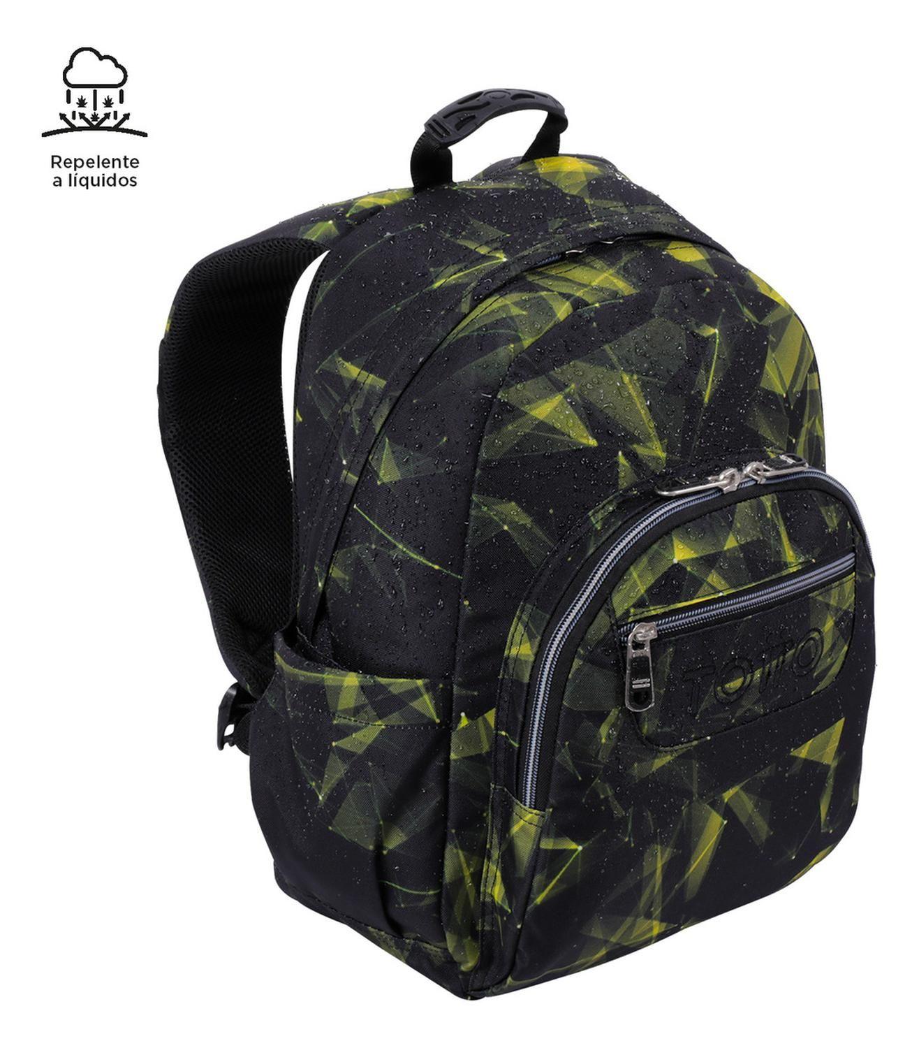 Mochila Escolar Totto Gommas Rpet Negro Renjae-6