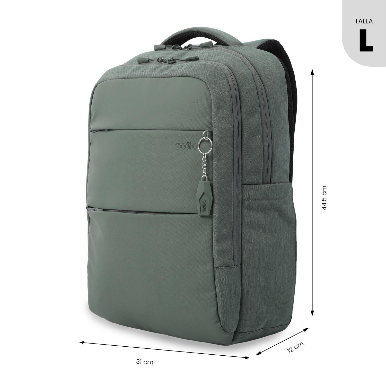 Mochila Ejecutivo Porta PC 16" Dallas Verde Hombre-2