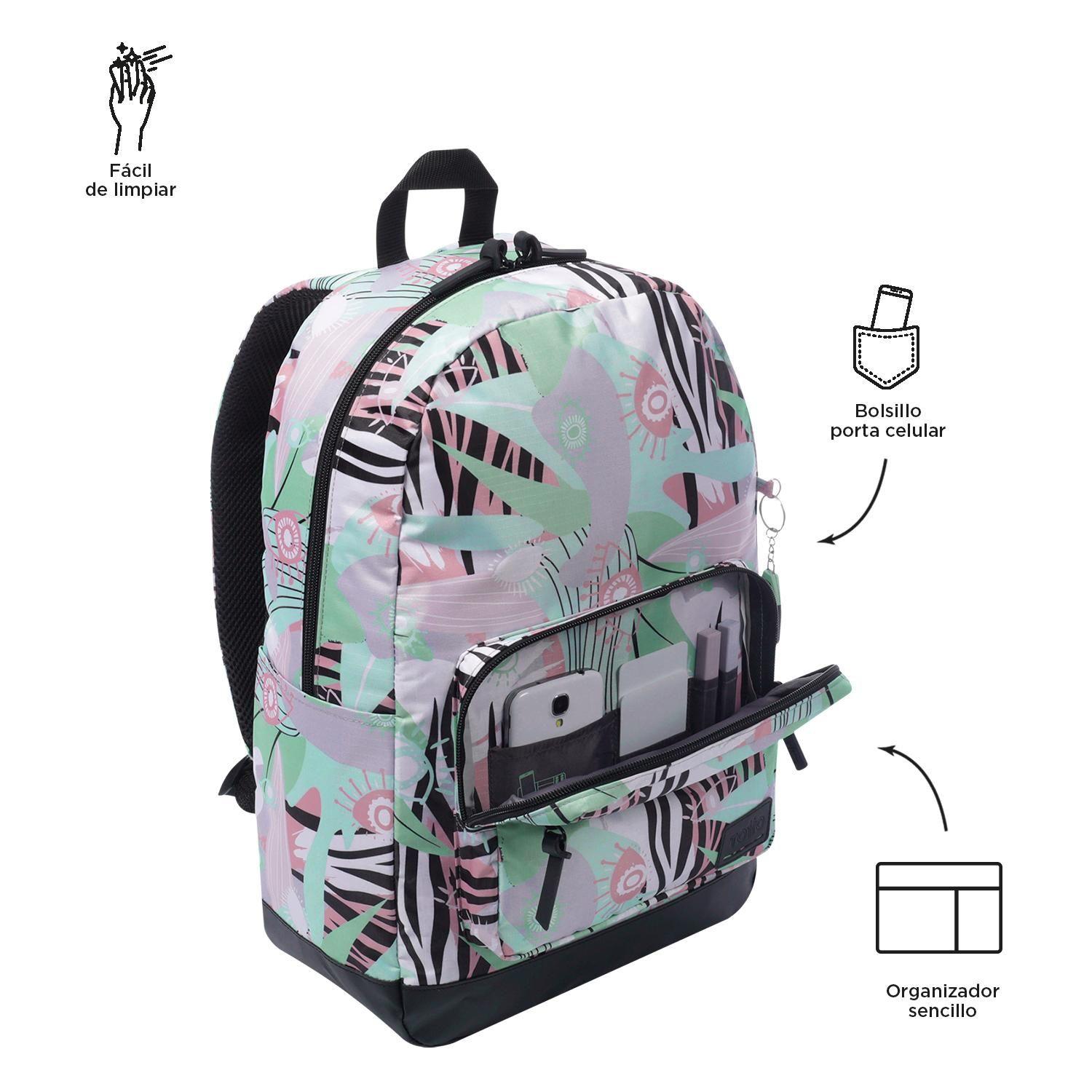 Mochila Urbana Tocax Verde Mujer-5