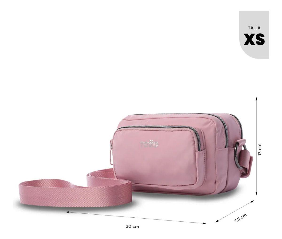 Bolso Para Mujer Funty 3.0 Tipo Crossbody Pequeño Rosado-3