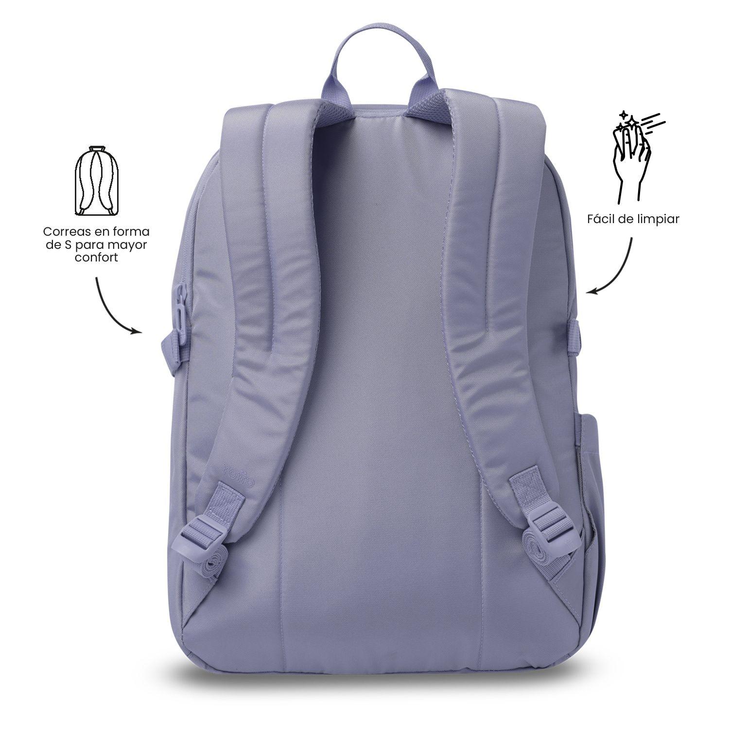 Mochila de Viaje Grande Easy Morada Totto-4