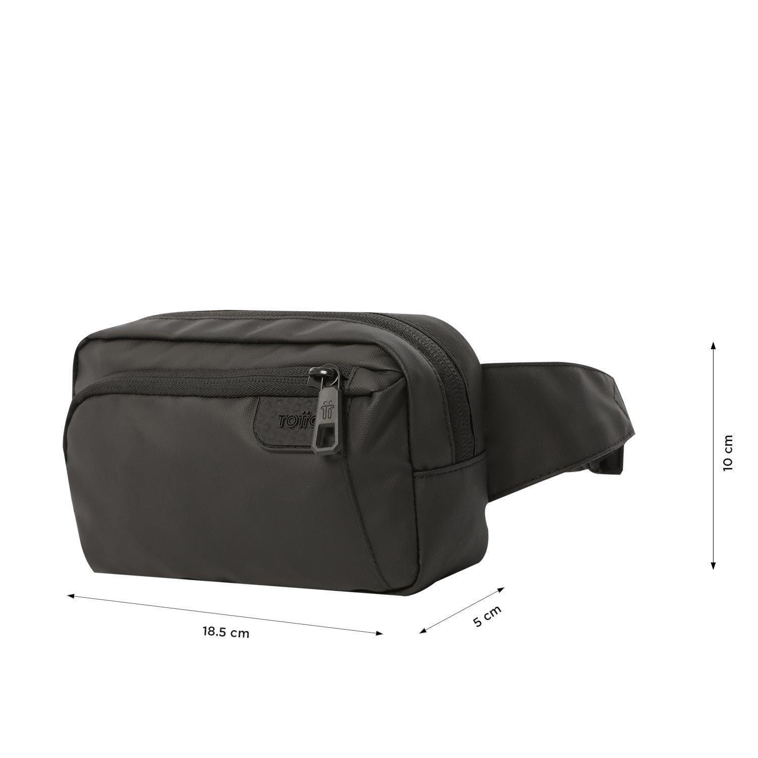 Pack Bolso Active L + Banano Chill Negro Totto-2