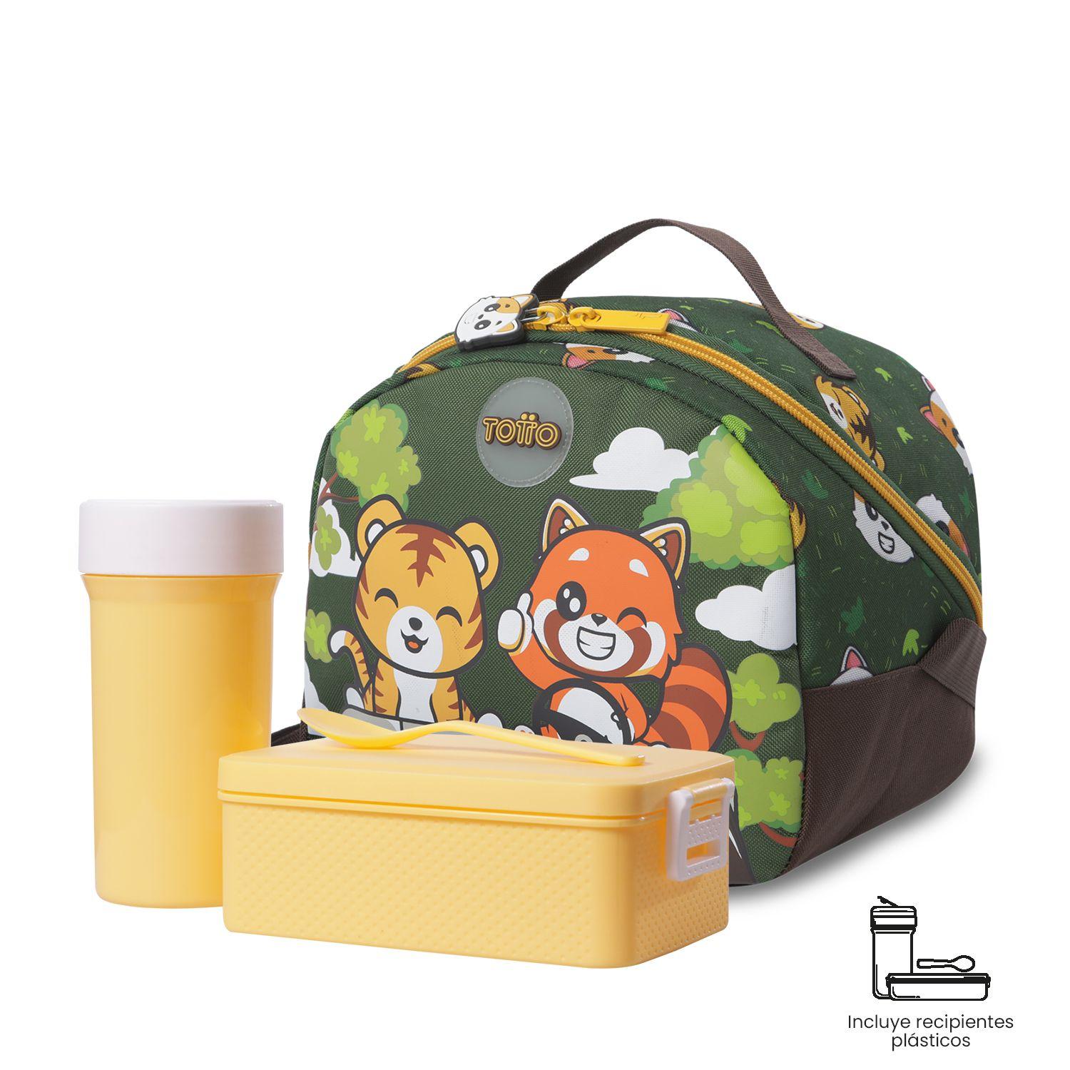 Lonchera Térmica para Niño Safari Mediana Verde-7