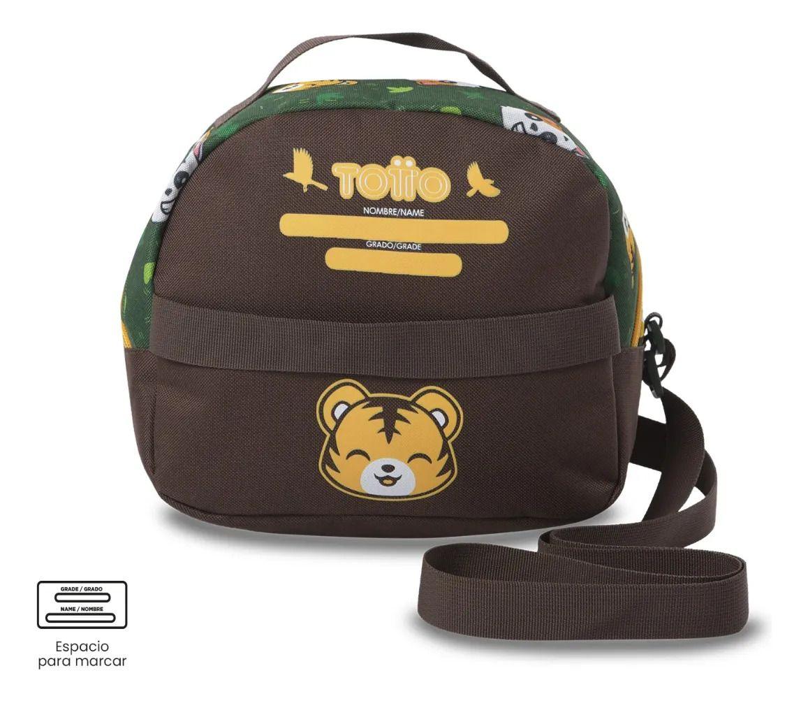 Lonchera Térmica Para Niño Safari Mediana Verde-3