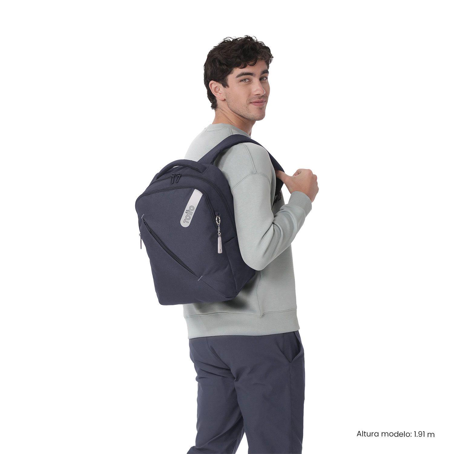 Mochila Ejecutivo Porta PC 15.4" Osaka Azul Unisex-1