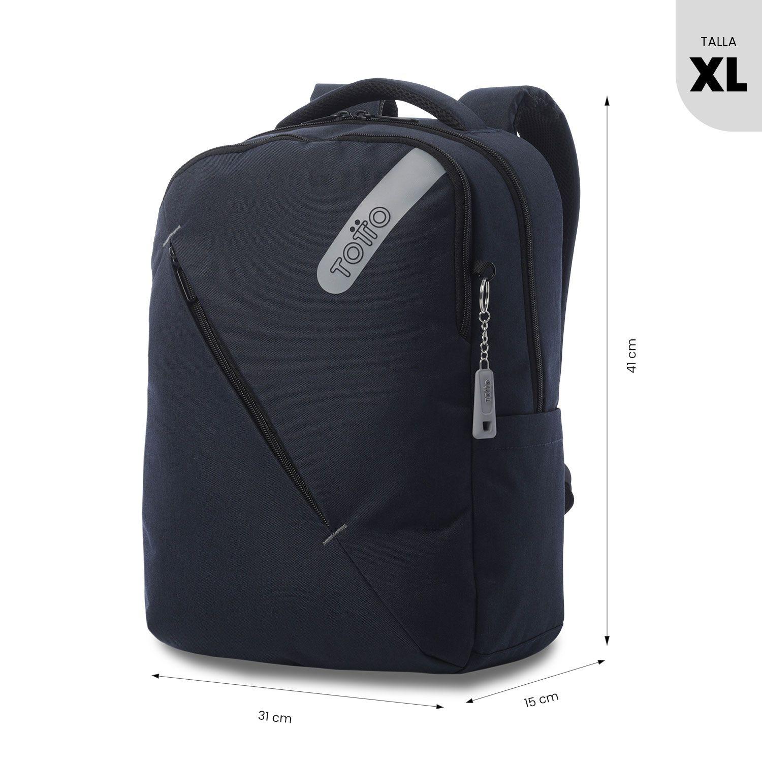 Mochila Ejecutivo Porta PC 15.4" Osaka Azul Unisex-2