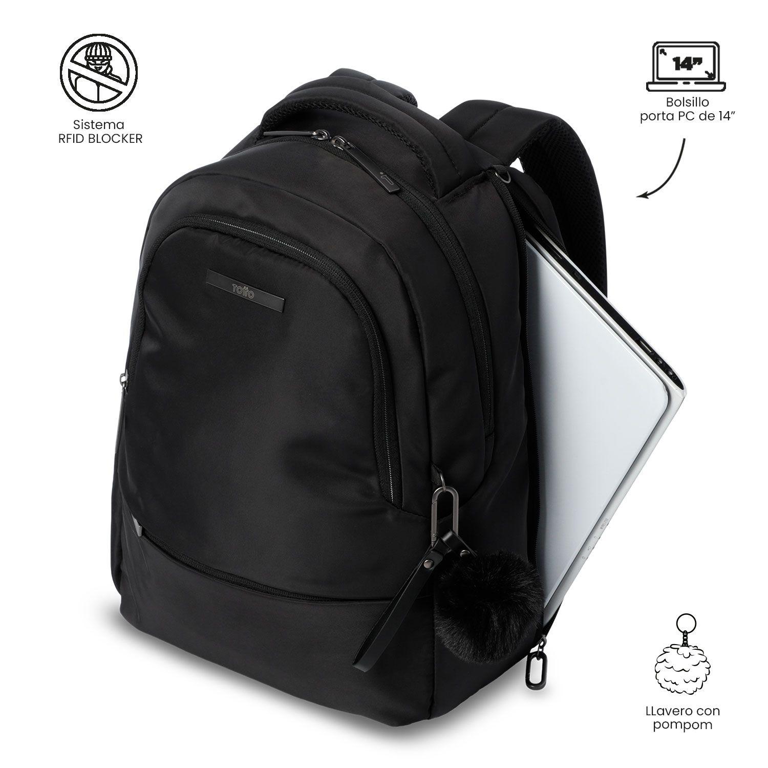 Mochila para Oficina PC 14" Adelaide 2 2.0 Mediano Negro-4