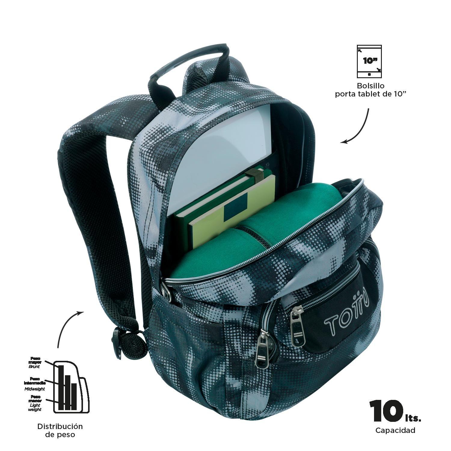 Mochila Escolar Tempera Bluc-4