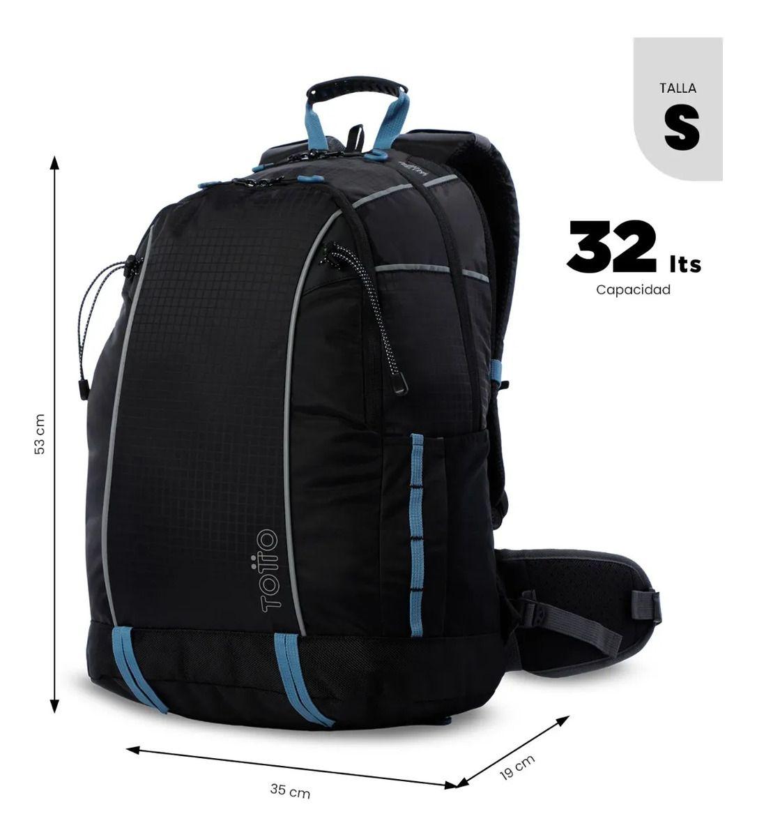 Mochila Outdoor Summit 32 Pequeño Negro-3