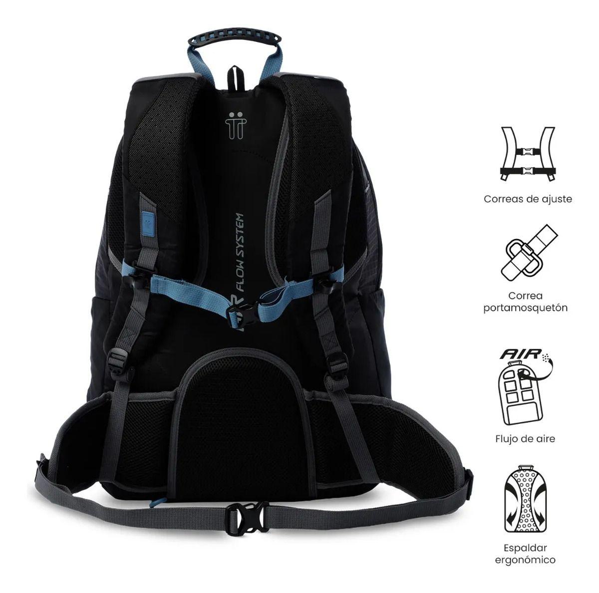 Mochila Outdoor Summit 32 Pequeño Negro-4
