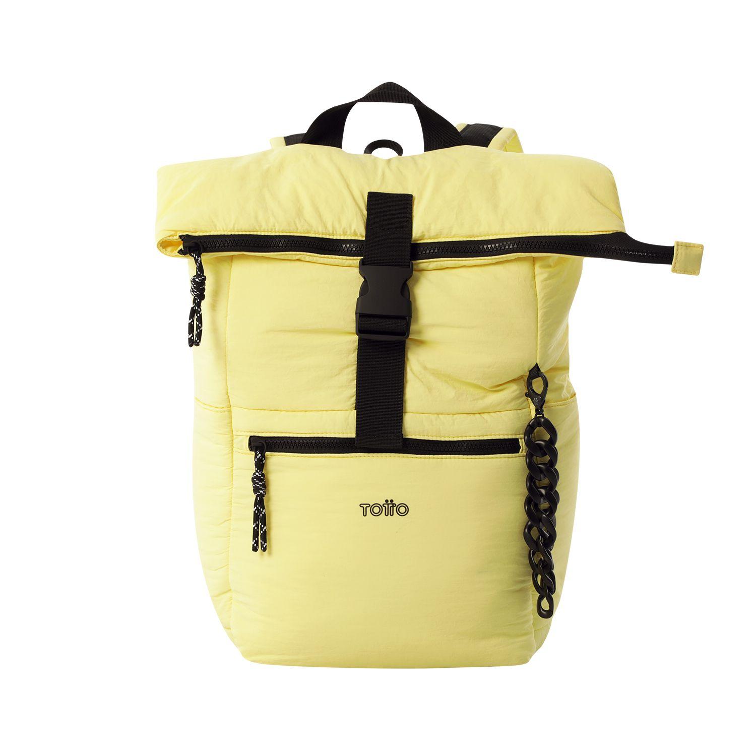 Mochila Juvenil Escandinavia Notebook 14" Amarillo Mujer Totto-0