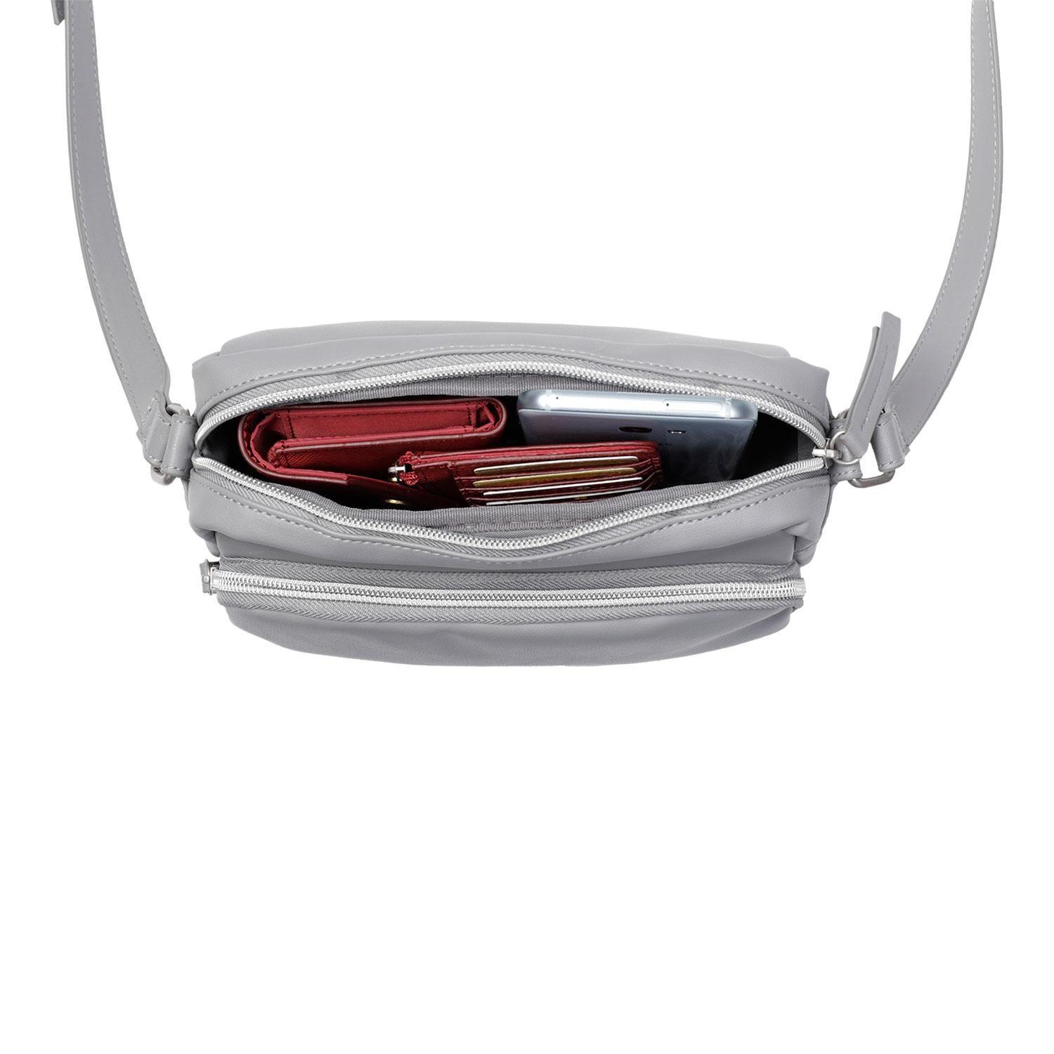 Bolso Totto Nadra Pequeño Gris-3